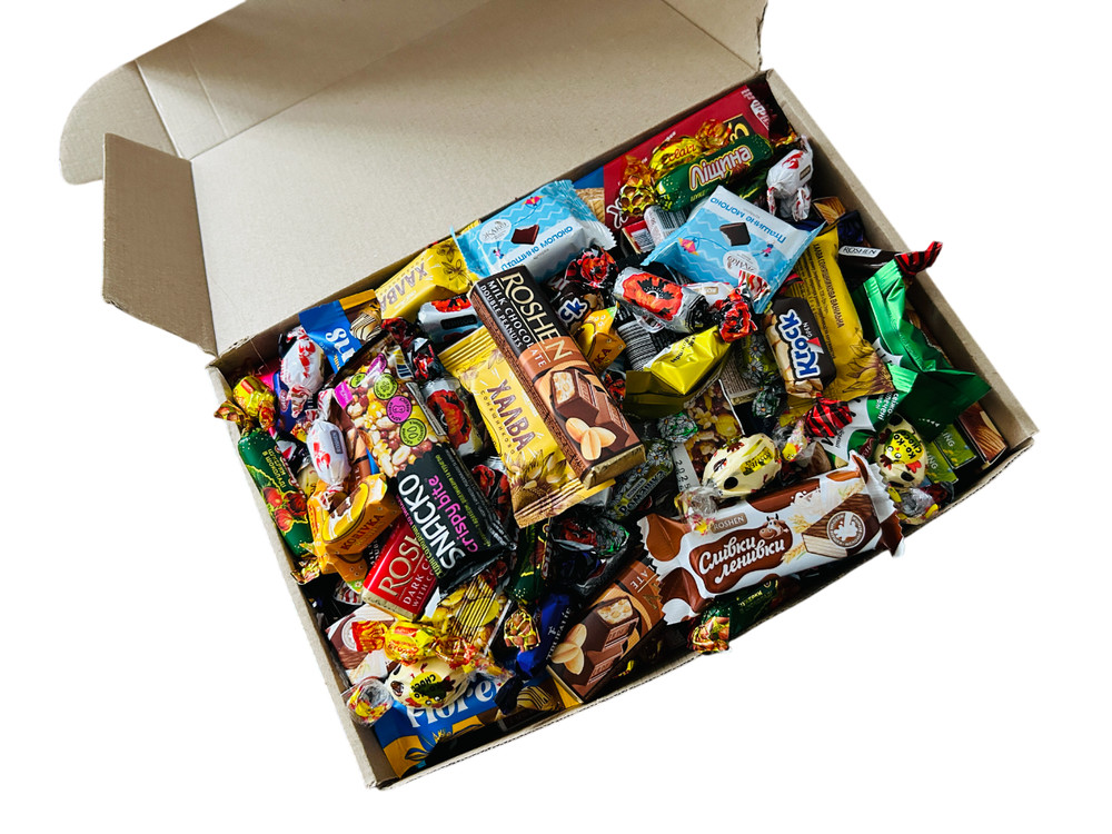 Ukrainian Candy Box | Mystery Sweets Gift Set | Assorted Chocolate & Candy Mix