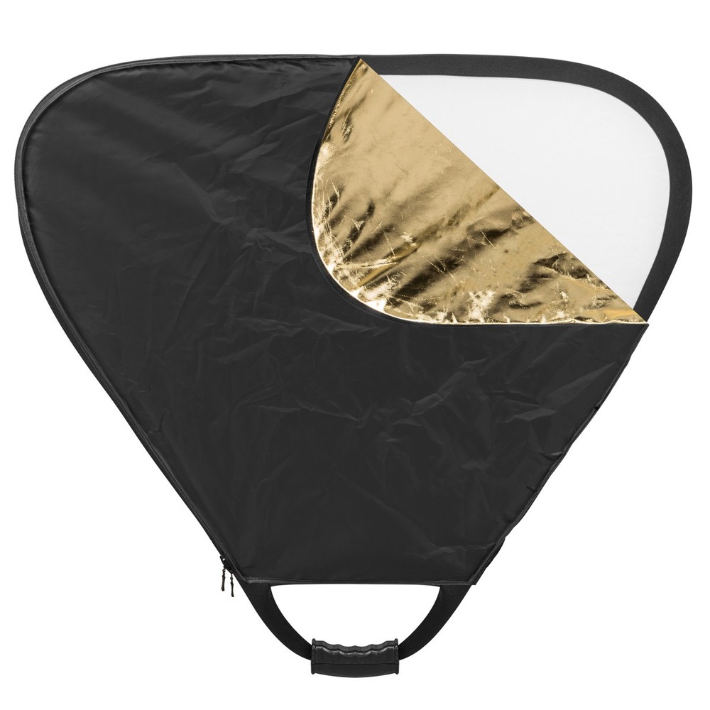 Glow 5-in-1 Collapsible Triangle Reflector with Handle (30")