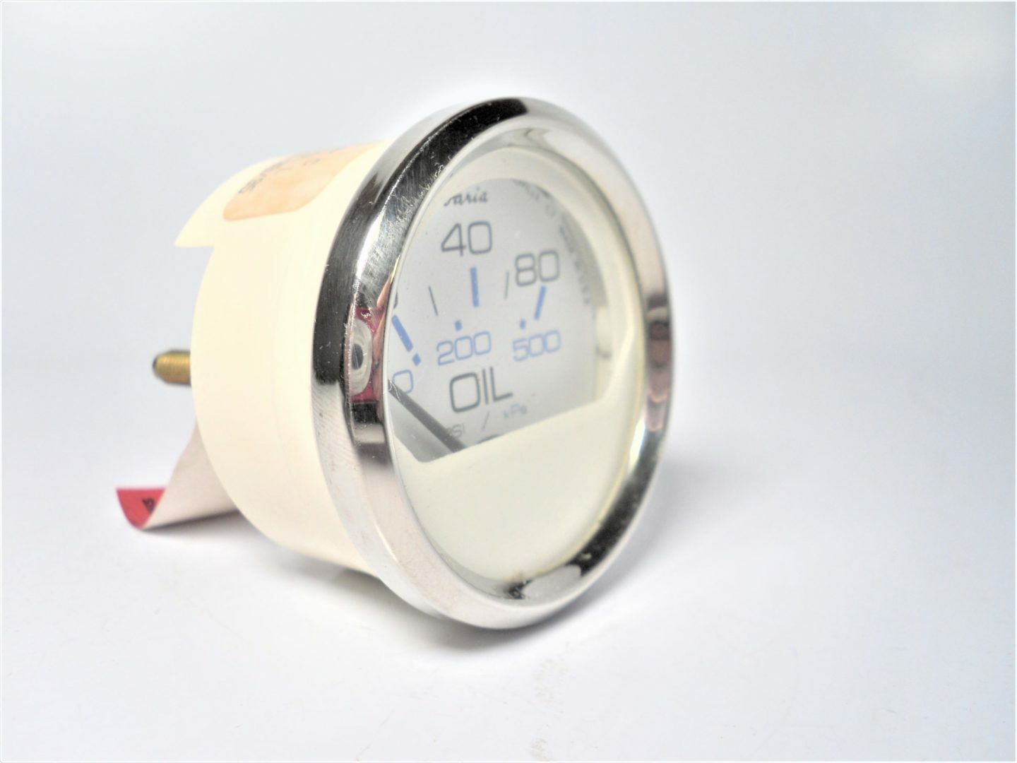 Faria GP9767A ~NEW~ 2" Chesapeake White 80 PSI Oil Pressure Gauge -FREE SHIPPING