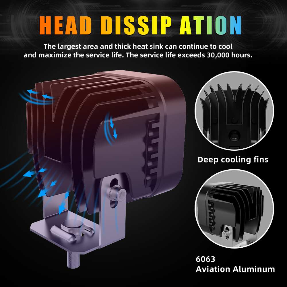 Fit Kawasaki Teryx4 800 750 52" Straight LED Light Bar +3" work light Wire Kit