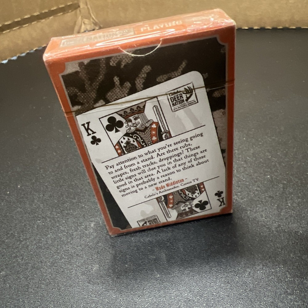 Cabelas Deer Nation Playing Cards Sealed