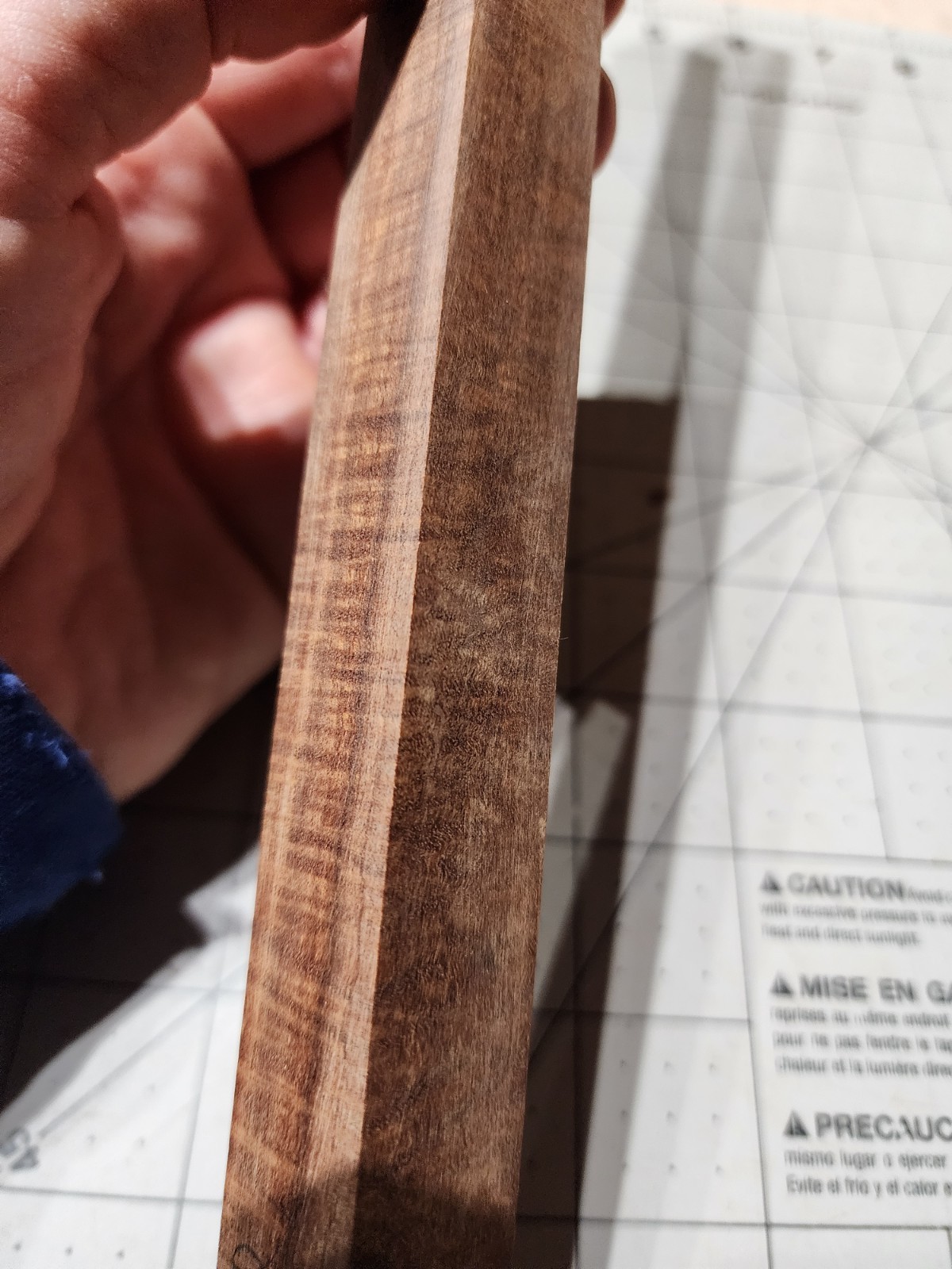 Two Long Pen Or Wand Blanks, Snakewood And Ringed Gidgee