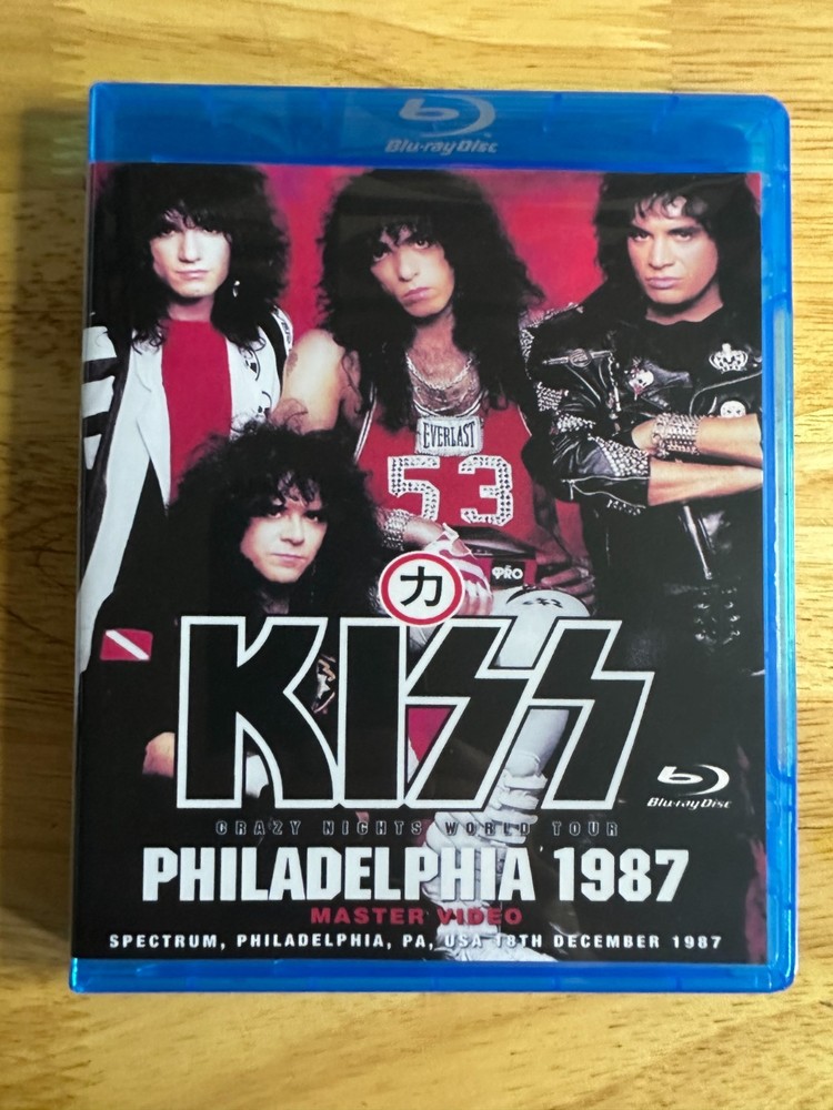 KISS - Crazy Nights Live Philadelphia 1987 Blu-ray Remaster Paul Stanley Gene