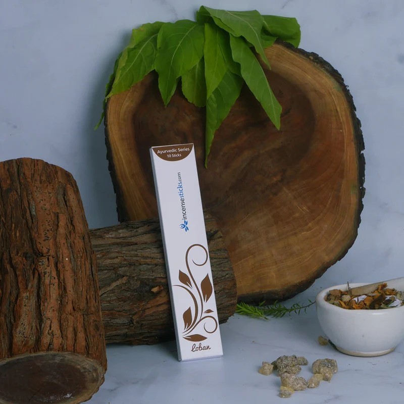 Loban Incense 8" 10 Sticks Pack: 5 Packs