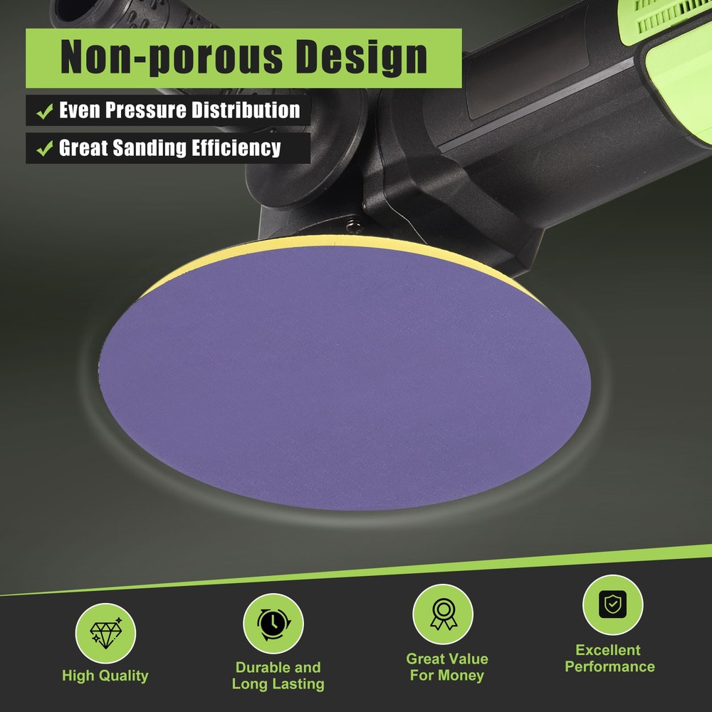 30 Pcs 2 Inch 320 Grit Hook and Loop Sanding Disc, Purple
