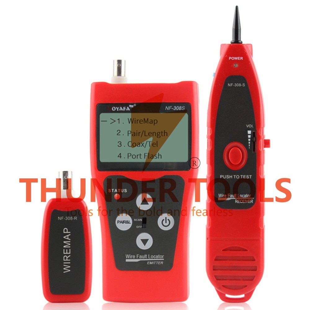 Thunder Tools NOYAFA Multi-functional LCD Network Cable Tester High