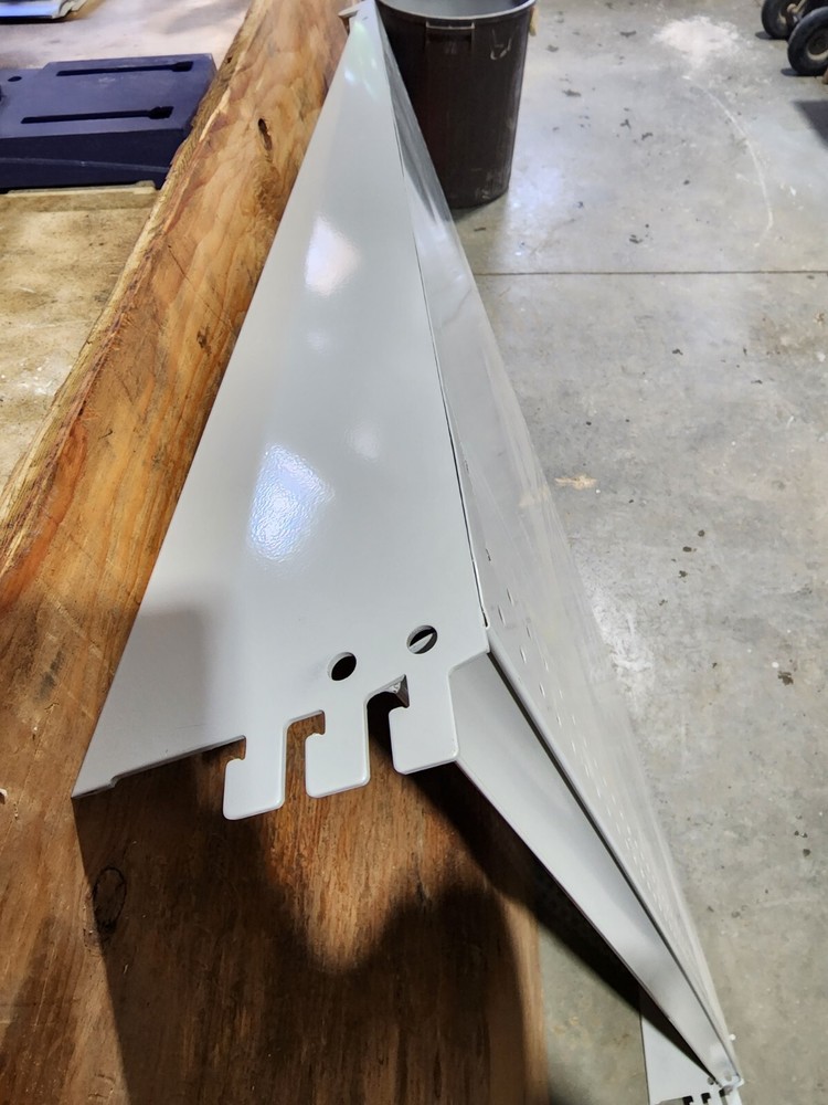 Lozier 48" Gray Shelf 28" Depth.