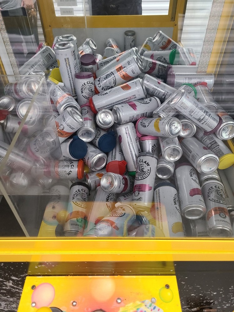 TOY PLUSH CRANE MACHINE WHITE CLAW