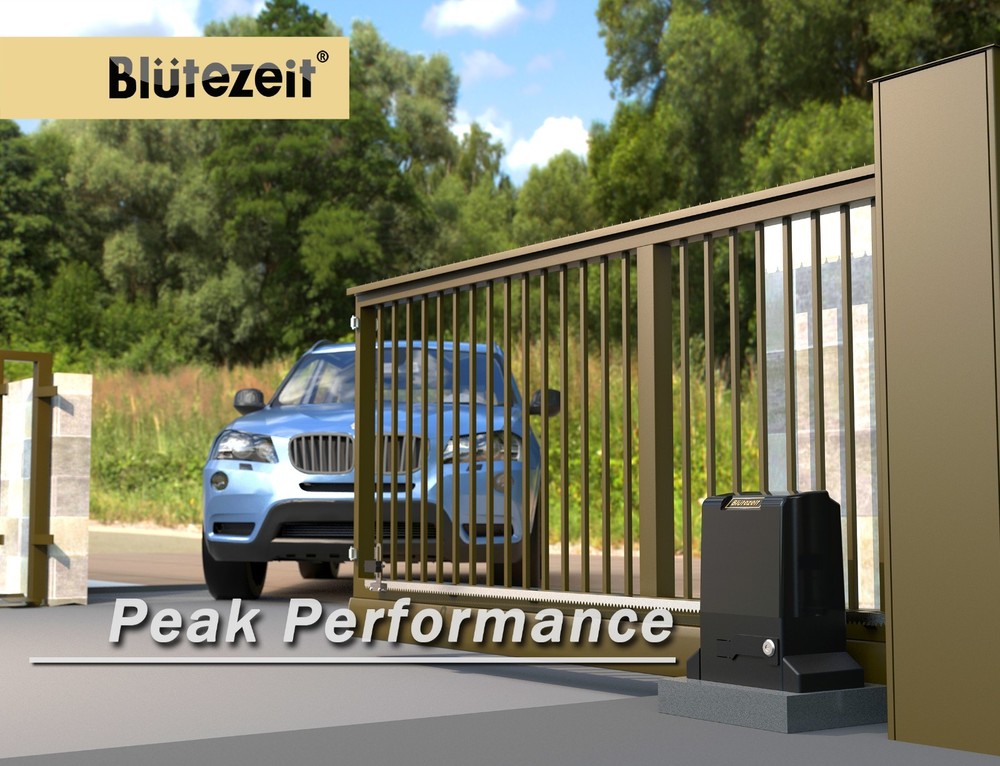 Blütezeit 6300lb WiFi Sliding Gate Opener Rack Driven w/ IR Sensor & Remotes