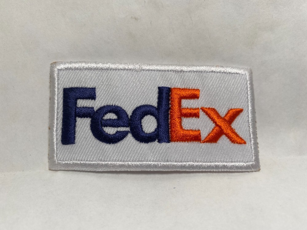 FEDEX NEW EMBROIDERED IRON ON PATCH TAG