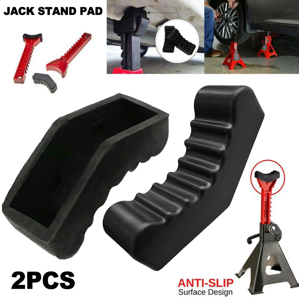 6Ton Rubber Axle Jack Pad JackingStand Pad Adapter Frame Rail Protector Lifting