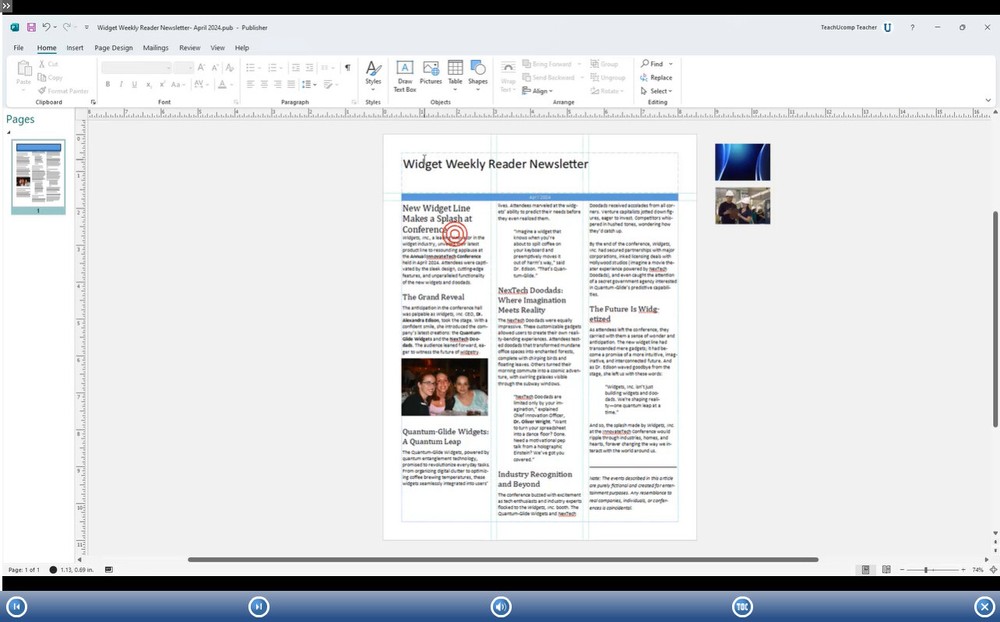 PUBLISHER for Microsoft 365 DELUXE Training Tutorial & Quick Reference Guide