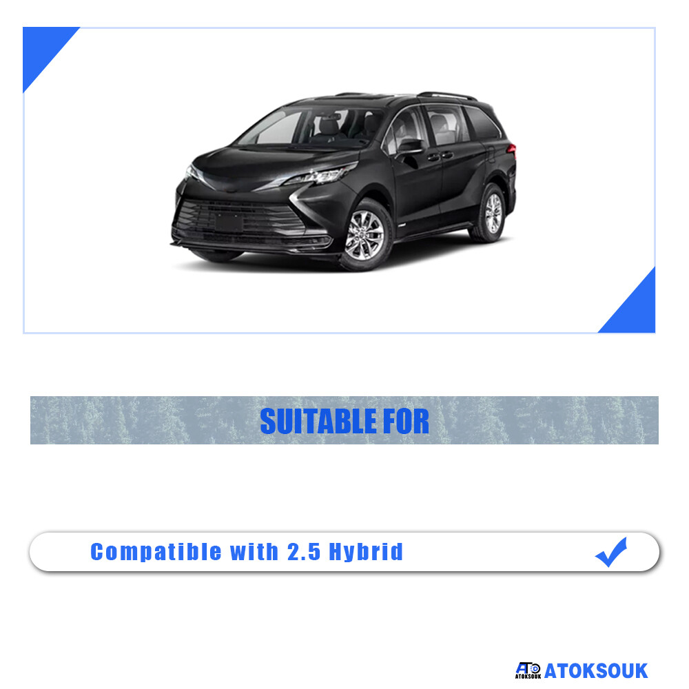 Thick Engine Splash Shield For Toyota Sienna 2021-2024 Front Engine Guard Hard