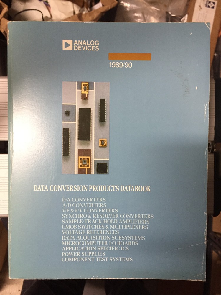 Data Book = Analog Devices Linear & Data Conversion Databooks 1989/1990/1991