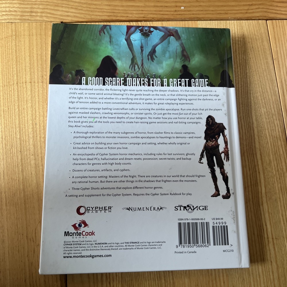 Stay Alive - Cypher System