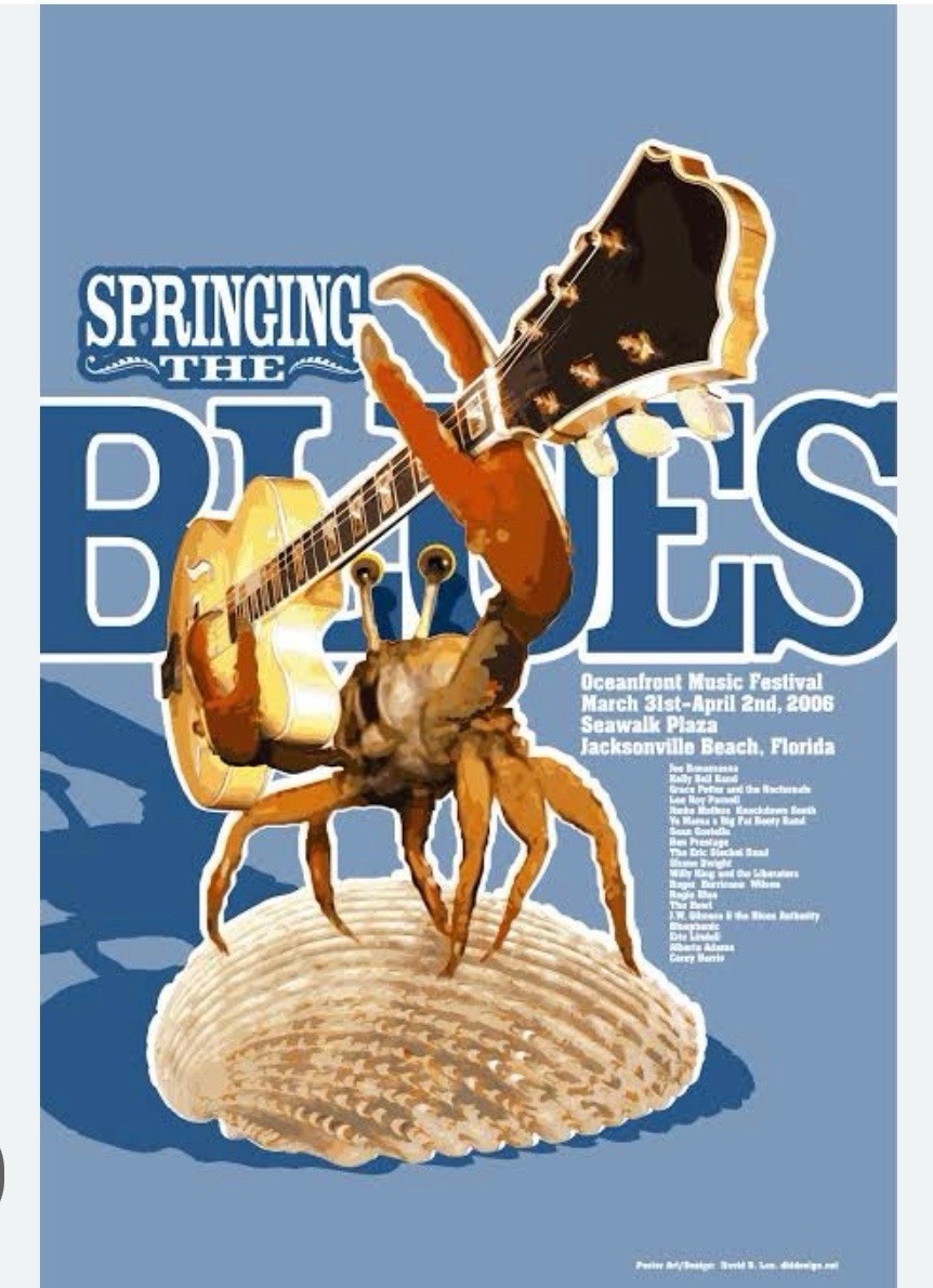 3 Springing the Blues Music Festival Posters