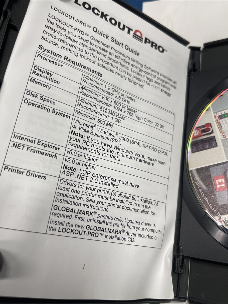 Brady Lockout Pro3.2 Cd