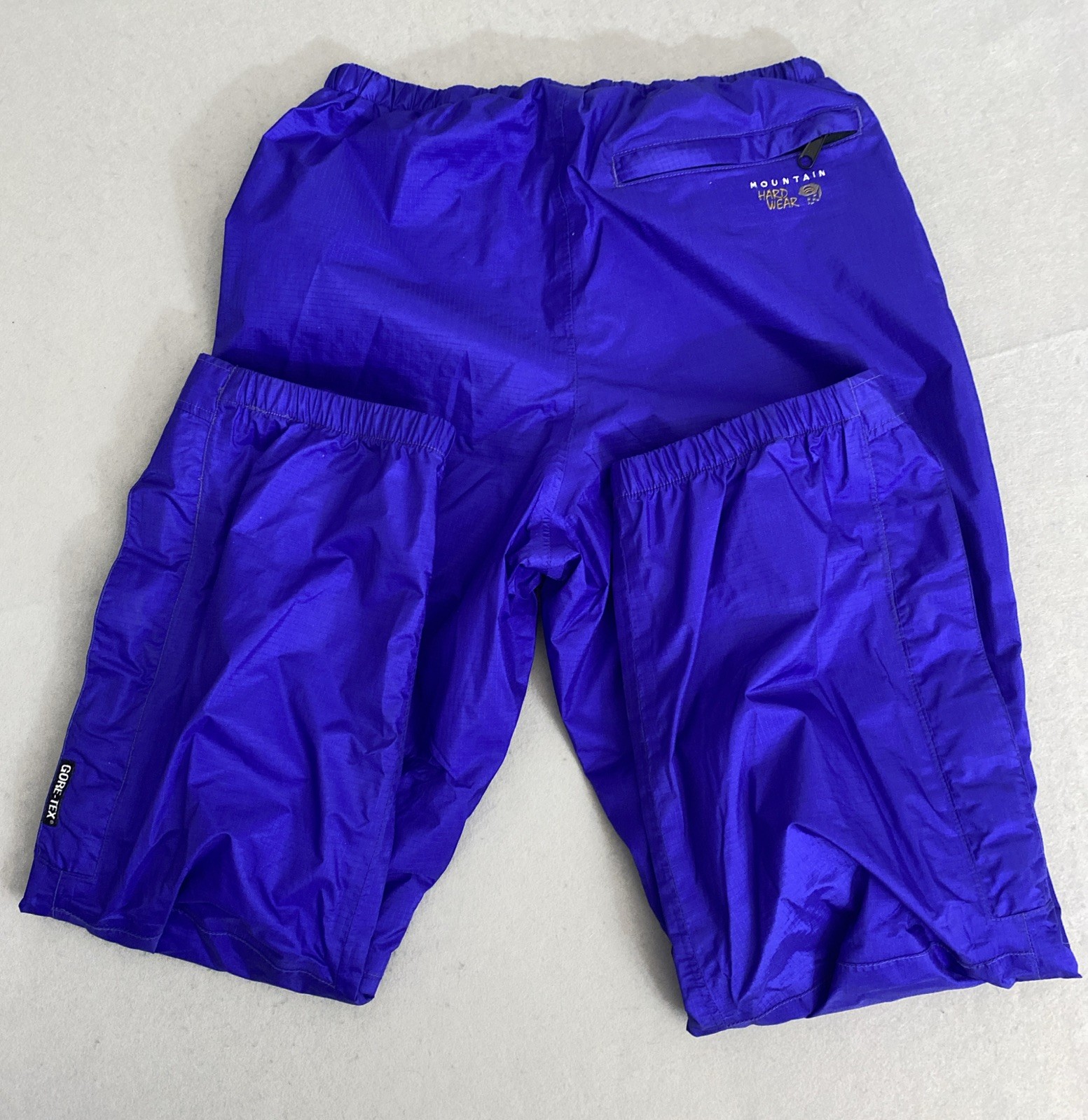 Mountain Hard Wear Gore-Tex Waterproof Pants Shell Small 26x27 Ankle Zip Purple