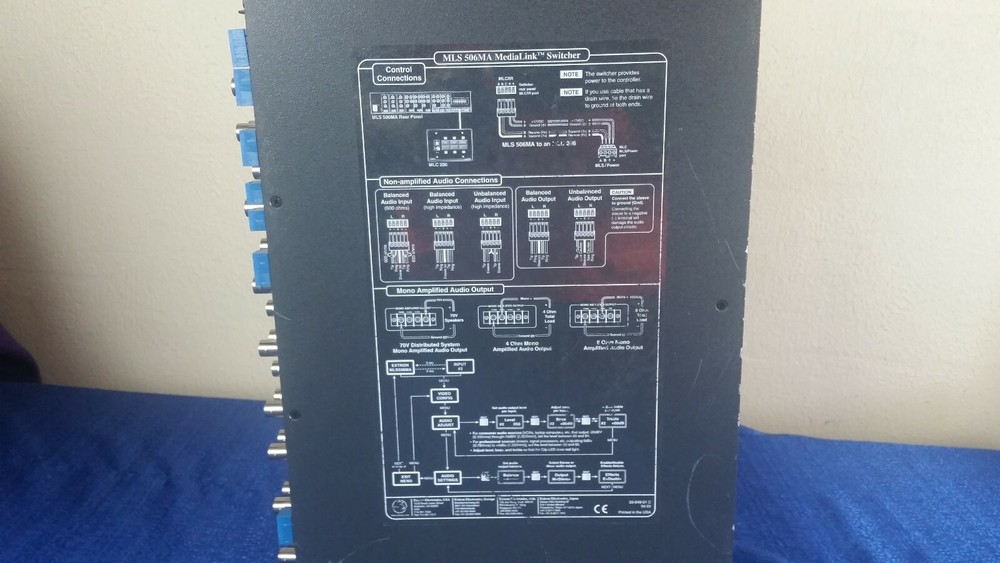 Extron MLS 506MA Multi-Format 6-Input MediaLink Switcher