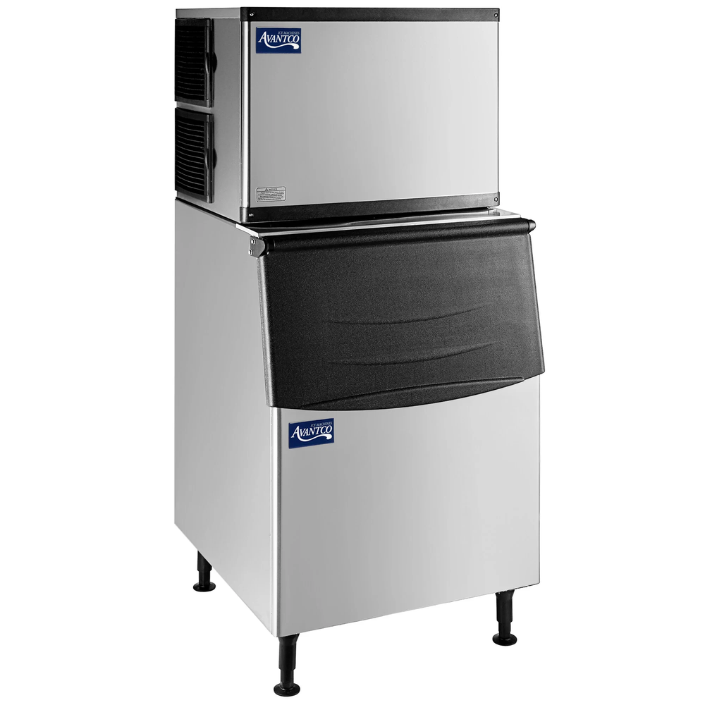 30" Air Cooled Modular Half Cube Ice Machine with Bin - 500 lb.