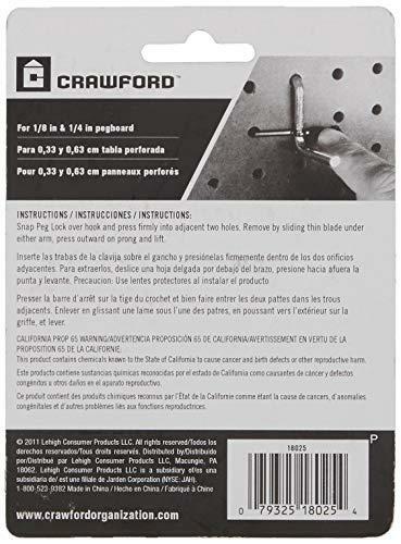 Lehigh Group-Crawford 18025 25PK Peg Locks