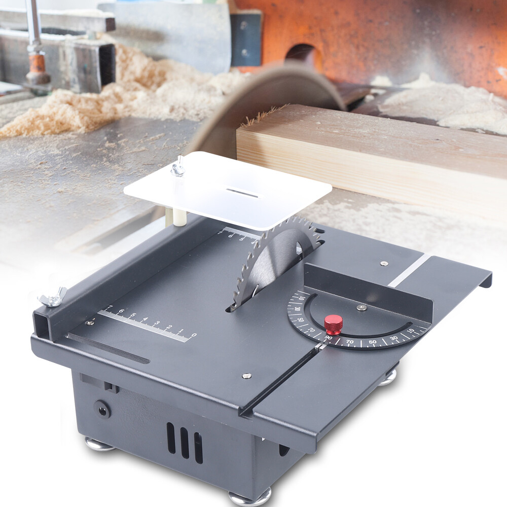 Mini Table Saw Electric Precision Bench Saw Small Woodworking Cutting Tool DIY