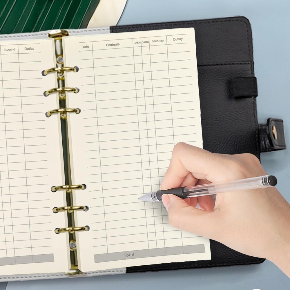 A6 Planner Inserts Binder Refill Paper,for Filofax/6 Ring Notebook Budget Bin...