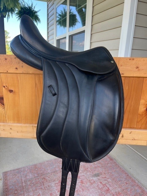 2014 Black Devoucoux Milady Dressage Saddle