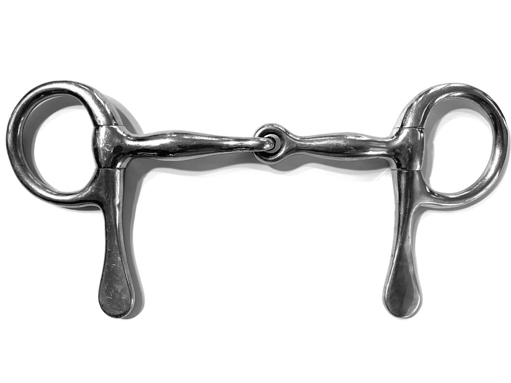 Half Cheek Stainless Steel Smooth Snaffle 4-3/4"