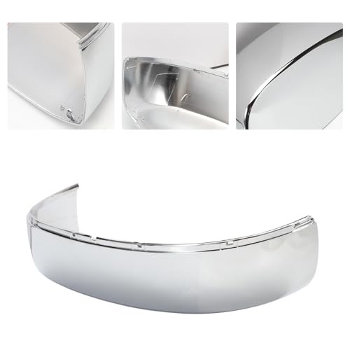 2 PCS Upper Mirror Cap Chrome Plated Compatible with 2007-2013 Silverado