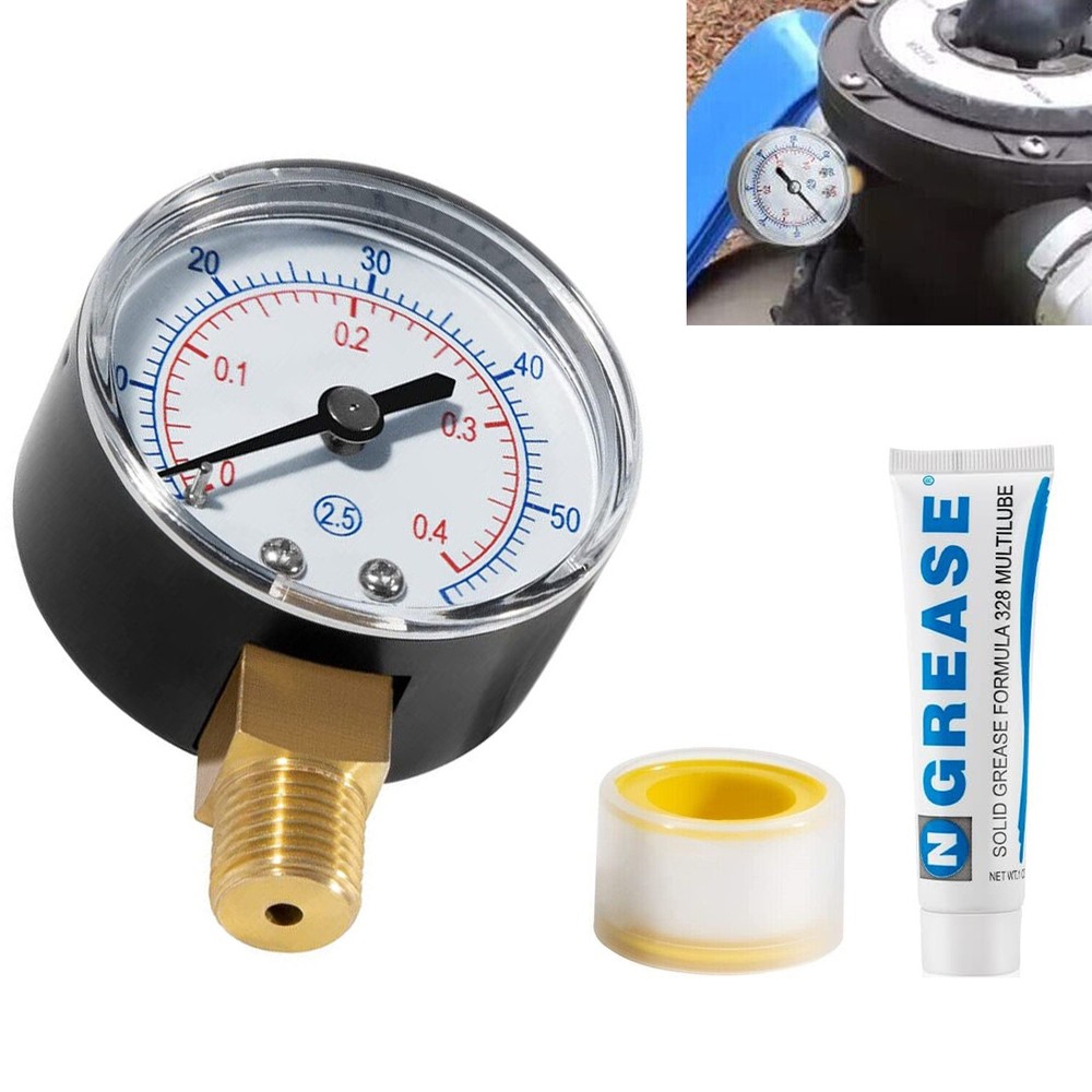 Pressure Gauge Replacement ECX270861 for Hayward Sand&D.E Pool Filter C2000-