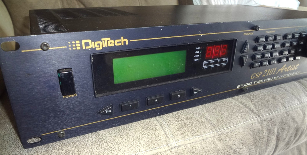 Digitech Artist GSP-2101 Studio Tube Preamp/Multi Effects Guitar Processor