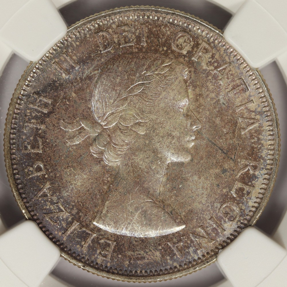 1954 Canada 50c Silver Half Dollar NGC MS64