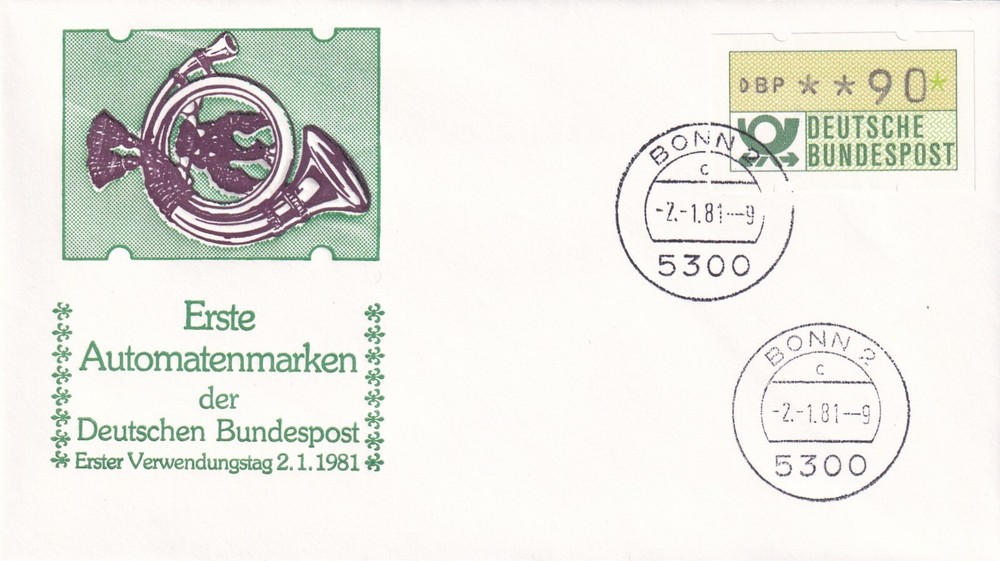 ⭐ 1981 Bonn Germany - First Day cover FDC - Ersttagsbrief ⭐ E470