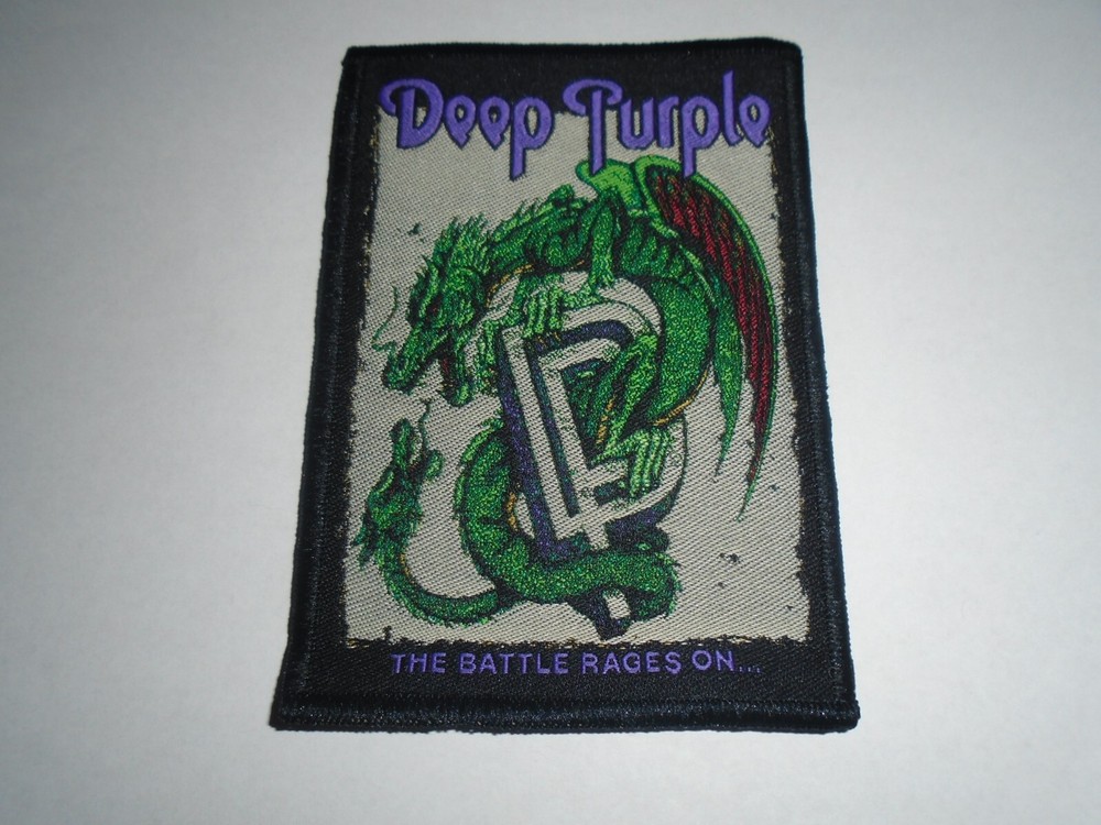 DEEP PURPLE THE BATTLE RAGES ON WOVEN PATCH