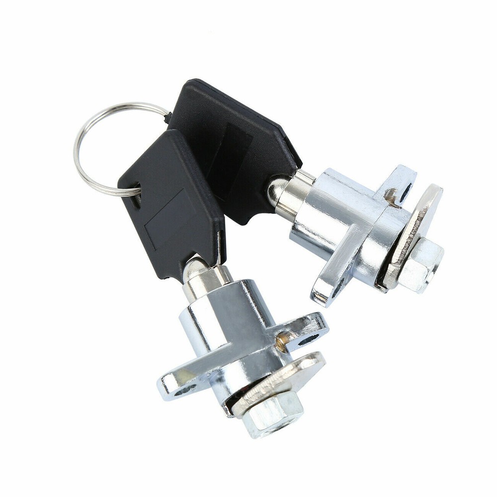 Hard Bag Saddlebag Hardware Matte Black Latch Hinge Lock Kit For Harley-Davidson