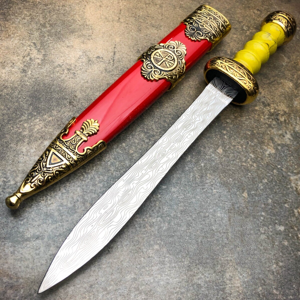 Gladius Roman Sword Fixed Blade Dagger Gladiator Medieval Renaissance Knife NEW