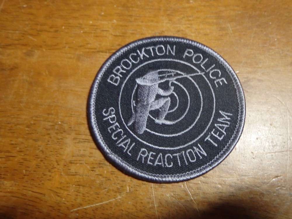 BROCKTON  MASSACHUSETTS  SPECIAL REACTION TEAM PATCH  BX AAA35