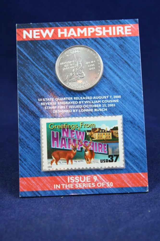 2000 STATE QUARTER and Stamp Set