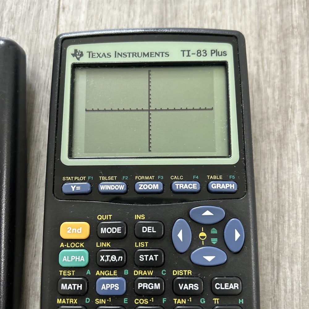 Texas Instruments TI-83 Plus Graphing Calculator w/cover. Tested Working