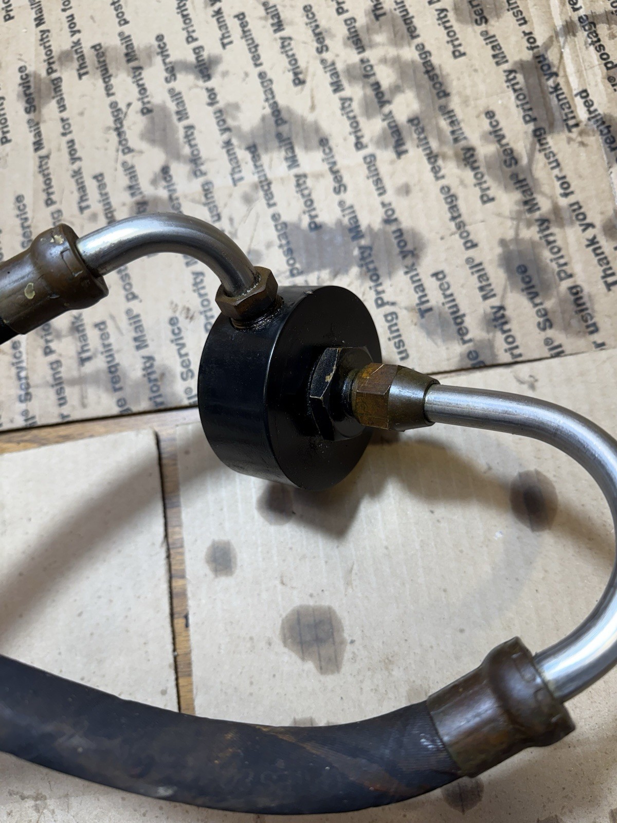 Mercruiser V6 4.3 engine oil filter remote system