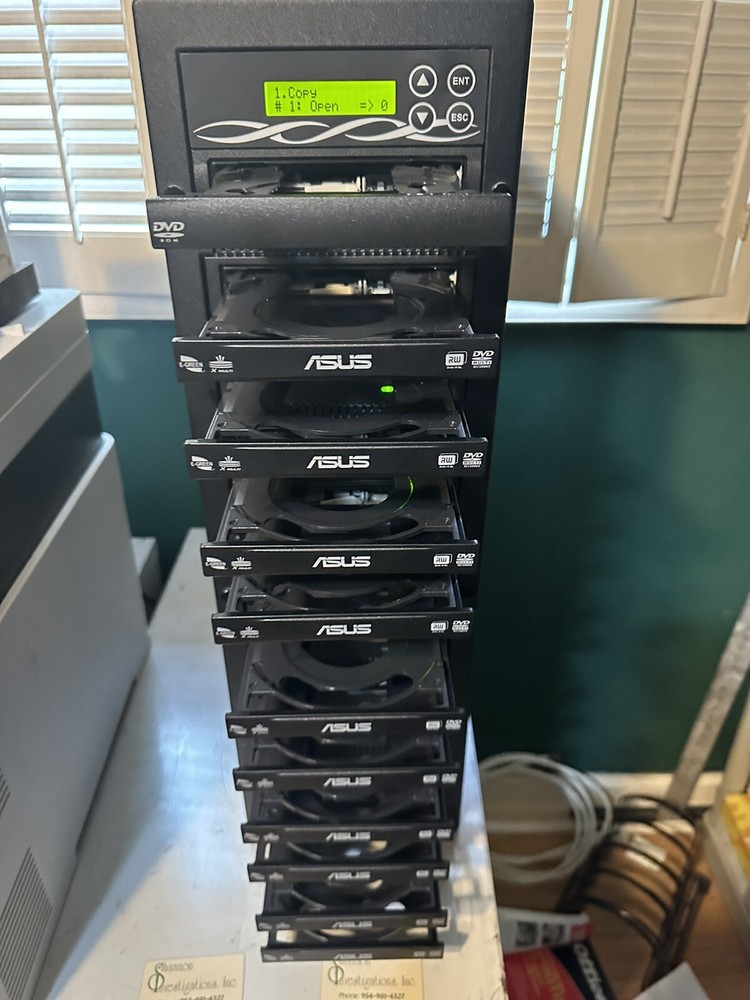 ASUS 10 Rack CD/DVD Duplicator