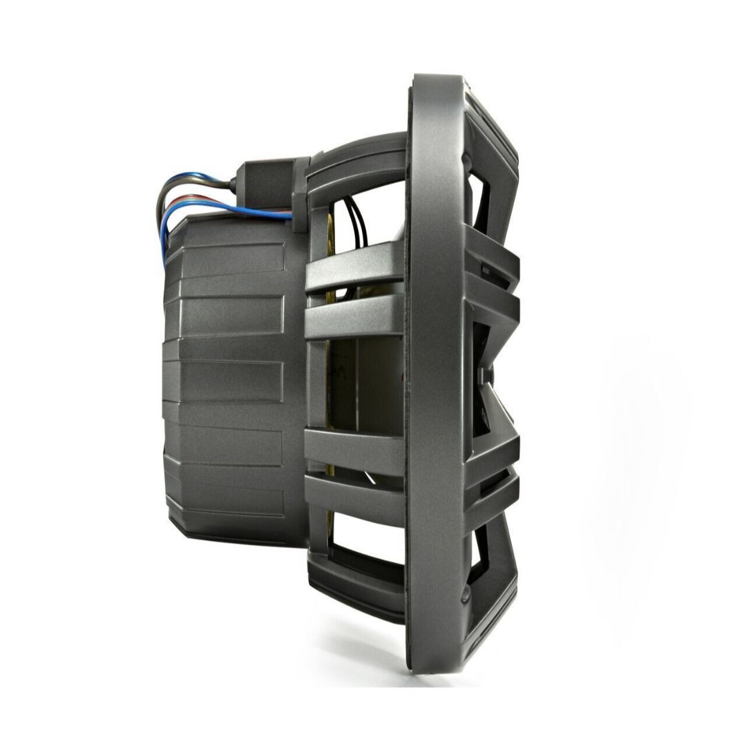 Kicker KM8, KM Marine 8" 2-Way Coaxial Speakers, 4 Ohm w/ LED Lighting (45KM84L)