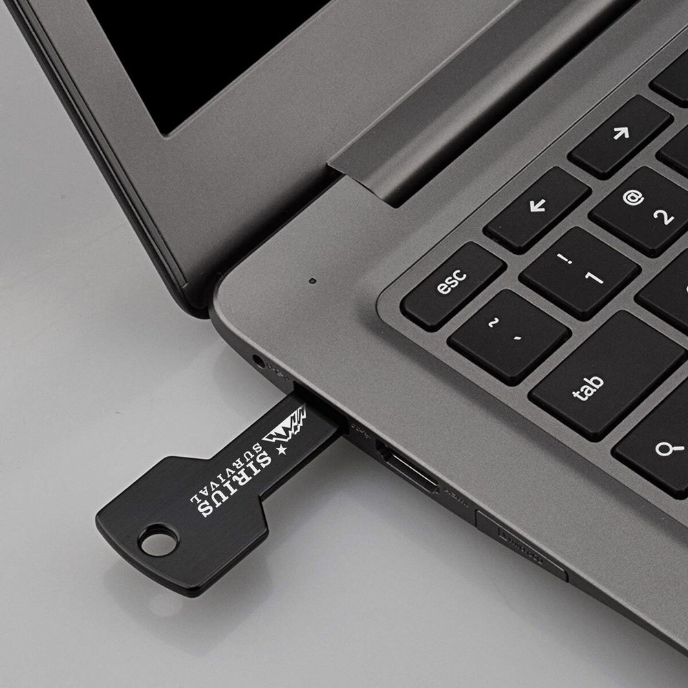 Secure Key Ring Style 128GB USB Flash Drive
