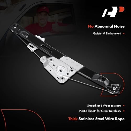 Power Window Regulator without Motor Replacement for BMW Rear Passenger Side