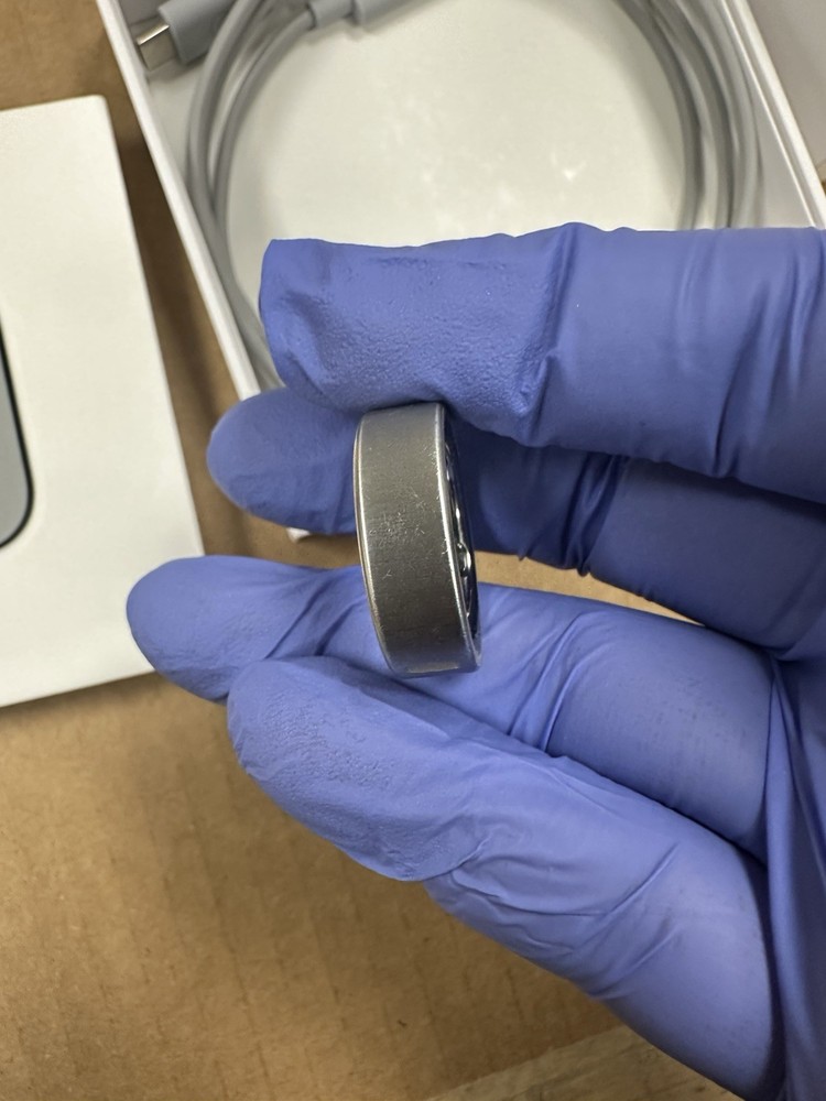 Oura Ring 4 BRUSHED SILVER Bluetooth Activity Tracker Size 11