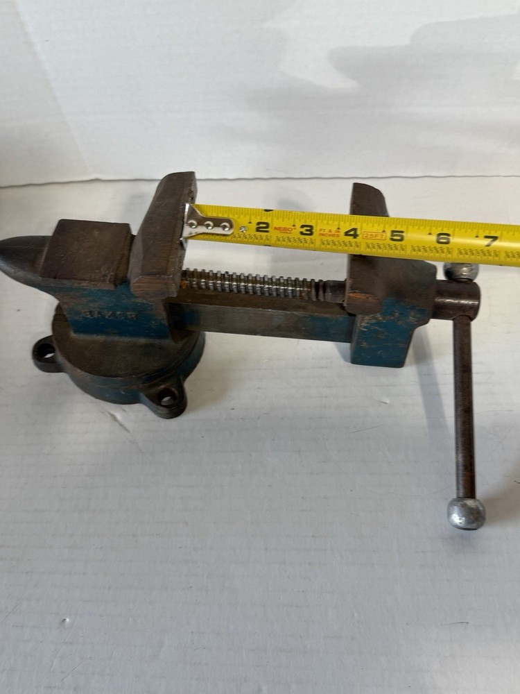 Vintage Baker Swivel Bench Vise