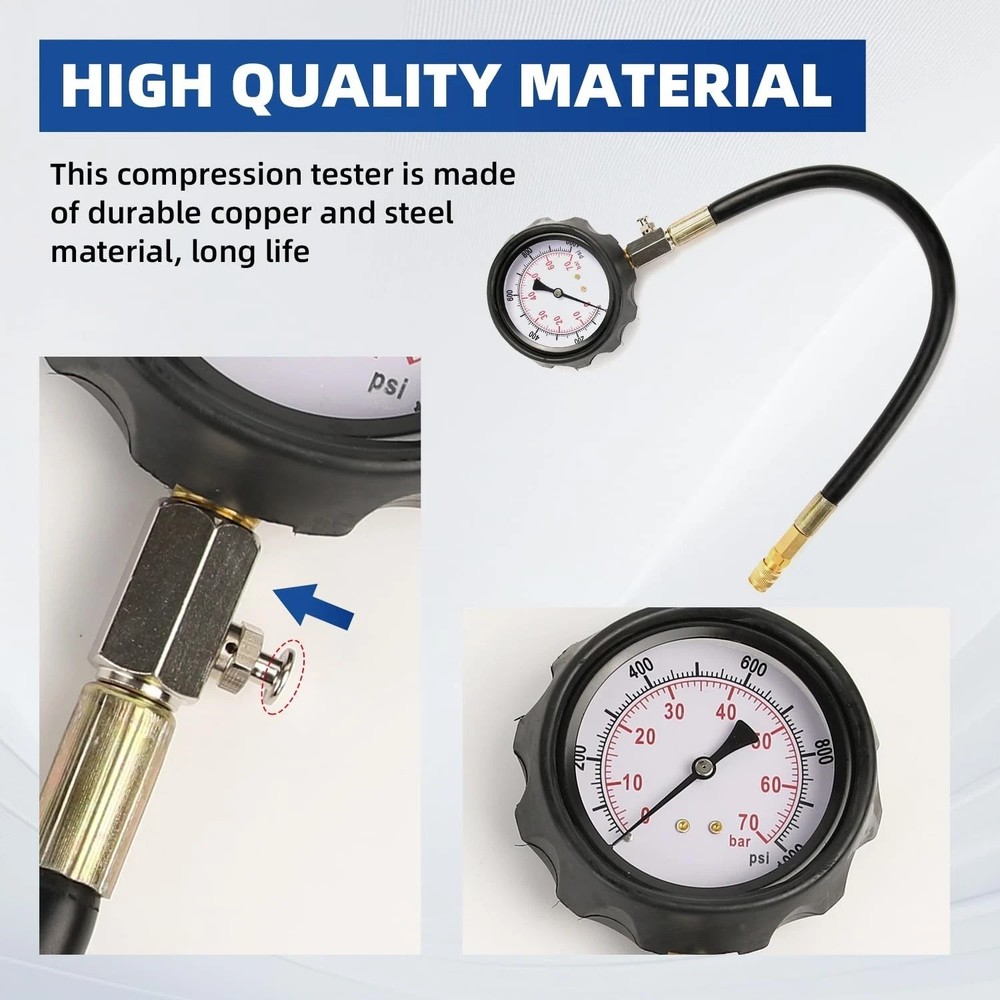 17pc Diesel Engine Compression Tester Kit, Diesel Compression Teste... Fast Ship