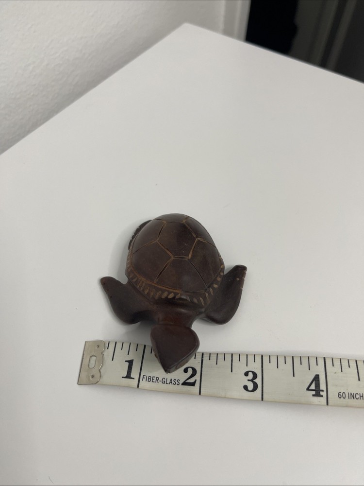Hand Carved Turtle 4” Inches