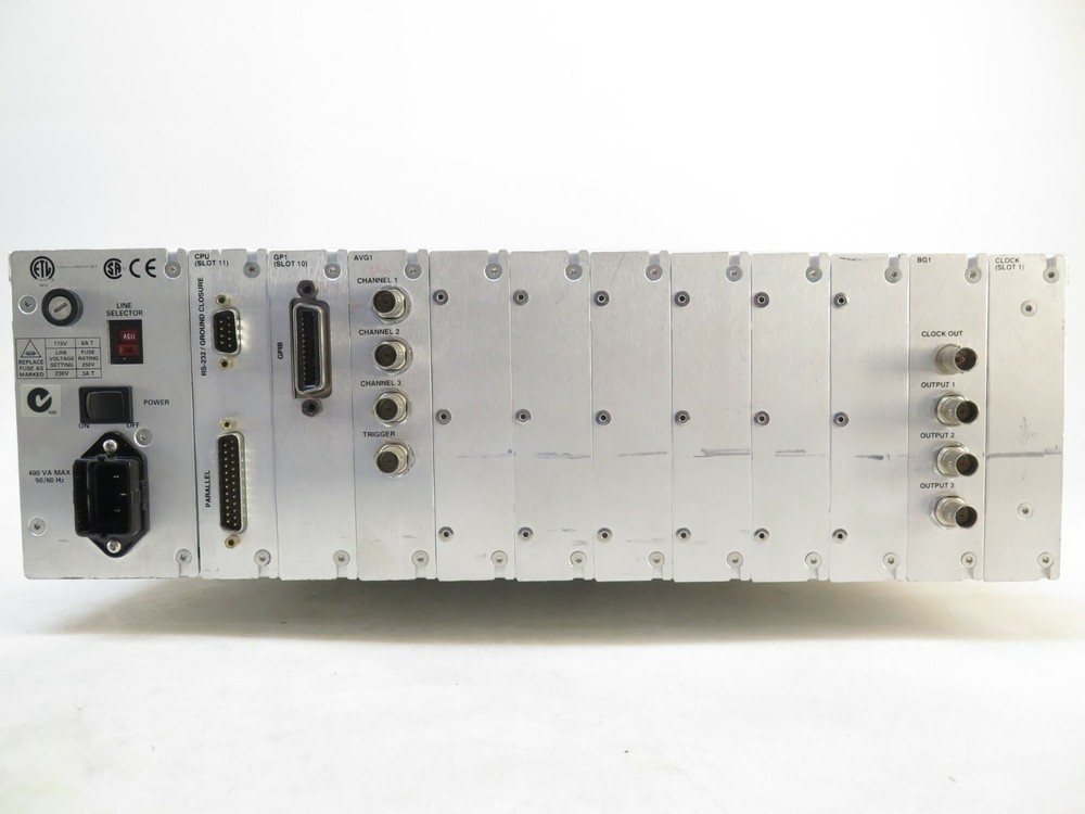 Tektronix TG2000 VIDEO GENERATOR With Modules: CPU, GP1, AVG1, BG1, Clock